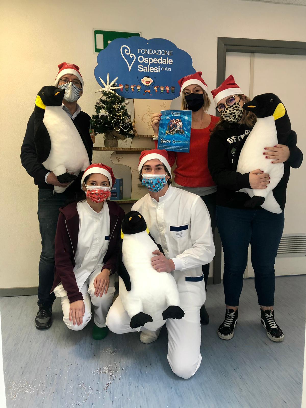 Astea Energia dona pinguini al Salesi